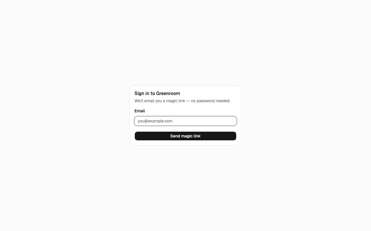 Homepage thumbnail for Greenroom
