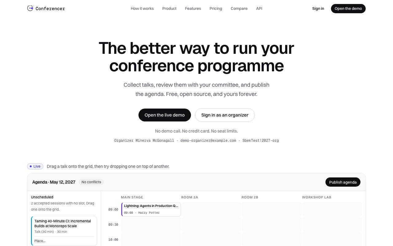 Homepage thumbnail for Conferencer