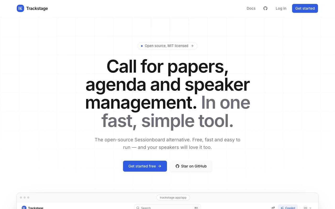 Homepage thumbnail for Trackstage