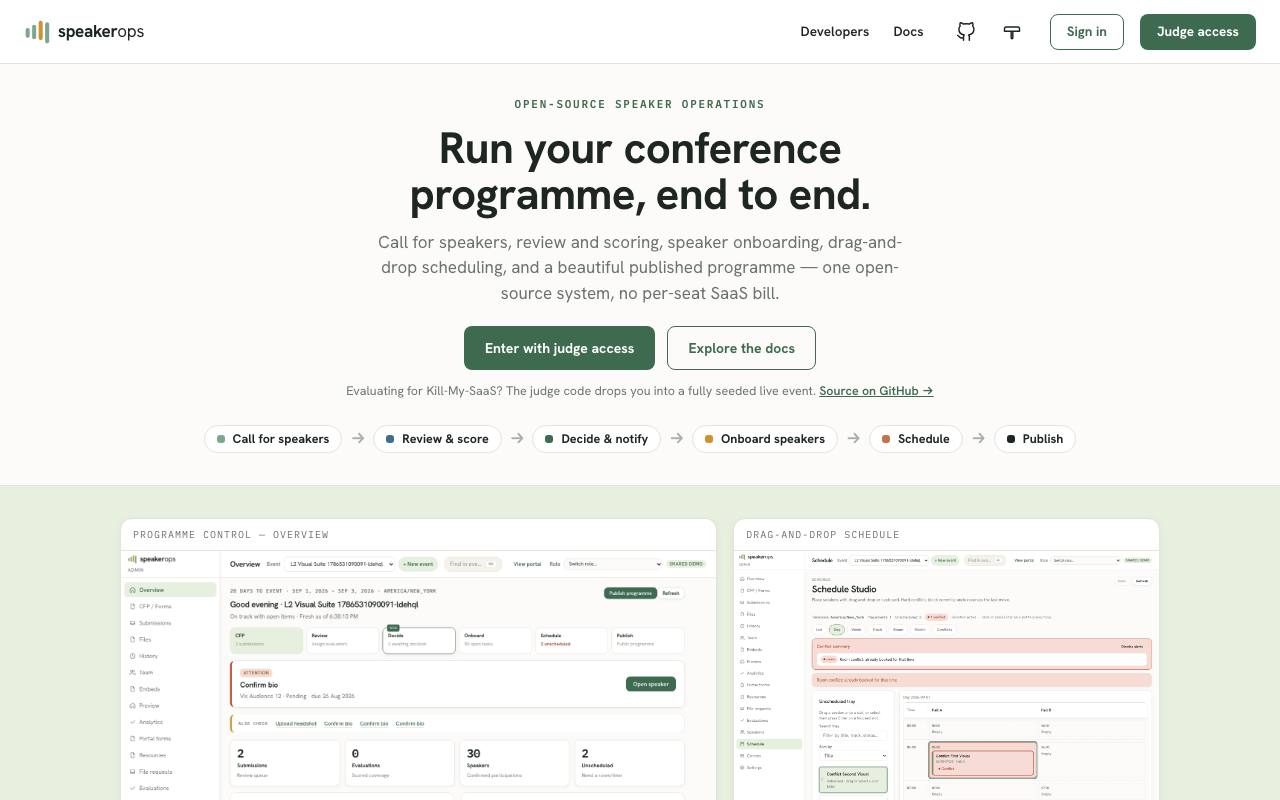 Homepage thumbnail for SpeakerOps