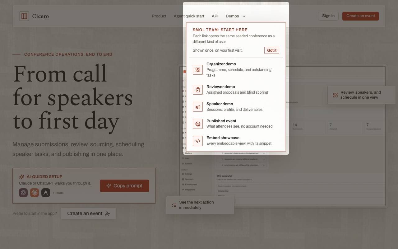 Homepage thumbnail for Cicero